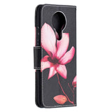 Nokia 3.4 Flip Cover m. Pung - Lotus Blomst