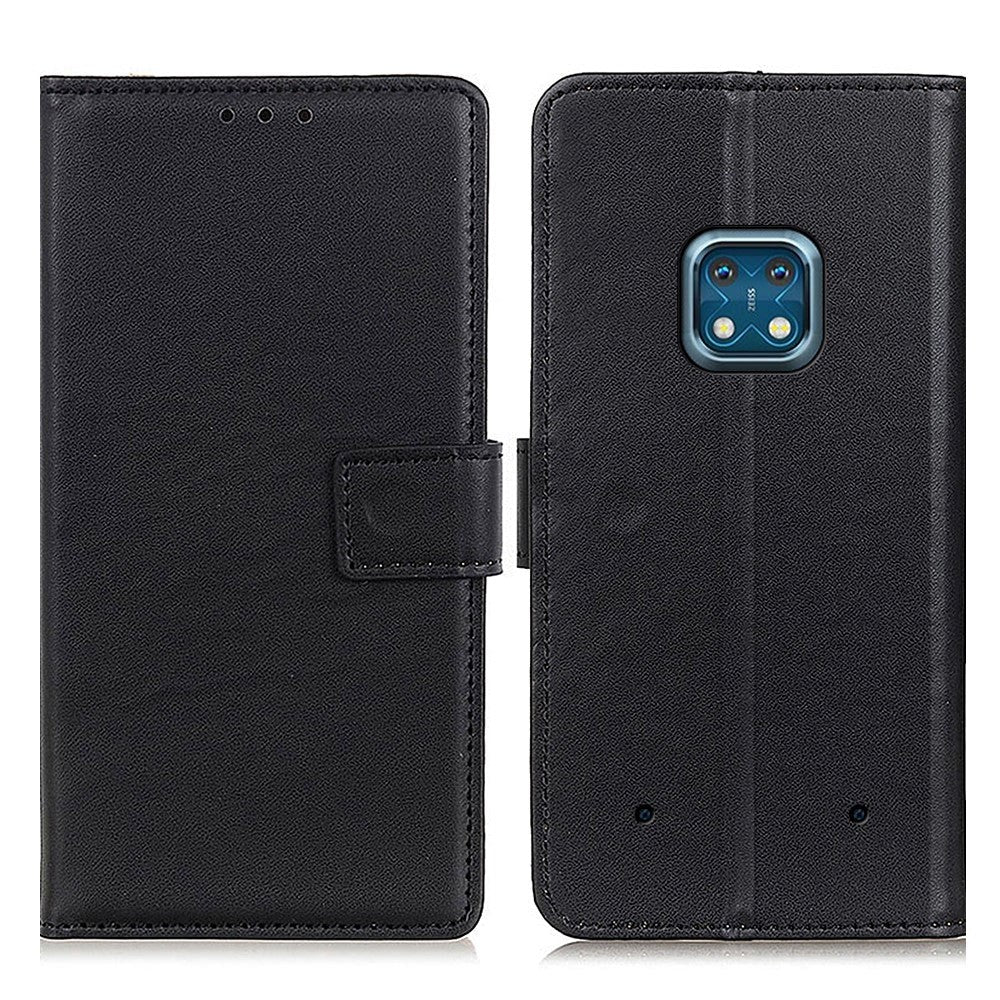 Nokia XR20 Læder Flip Cover m. Pung - Sort