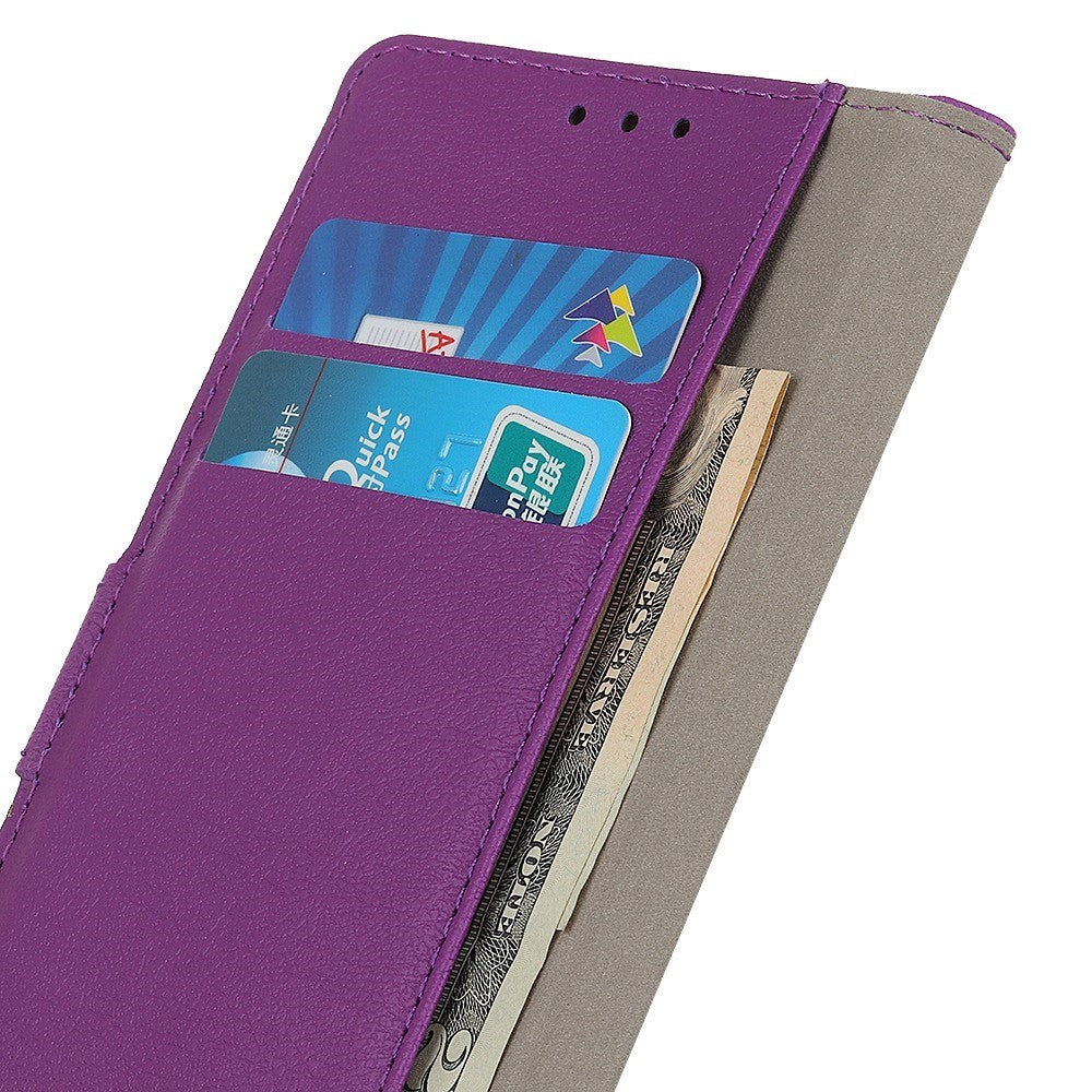 Nokia C2 2nd Edition PU Læder Flip Cover m. Pung - Lilla