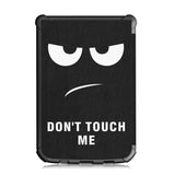 EIDERWOOD PocketBook Basic Lux 4 Kunstlæder Flip Cover m. Vågeblus Funktion - "Don't Touch Me"