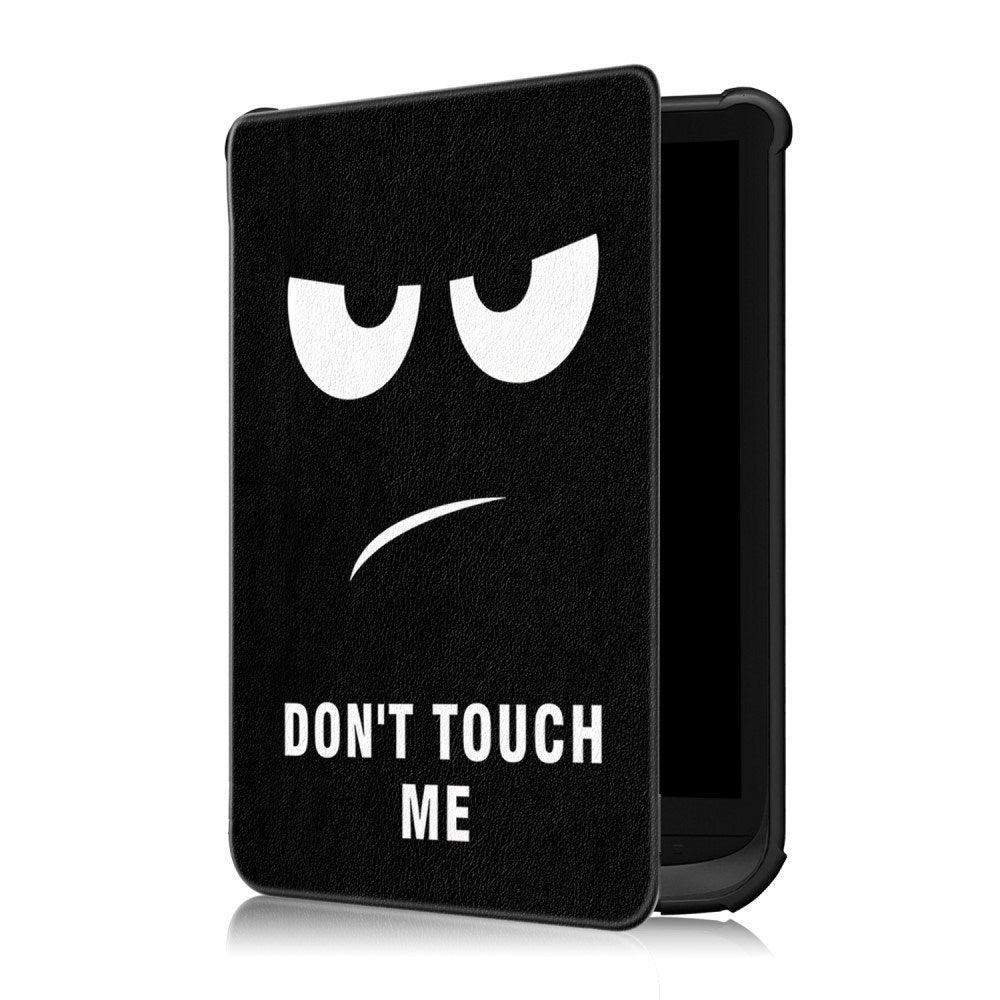 EIDERWOOD PocketBook Basic Lux 4 Kunstlæder Flip Cover m. Vågeblus Funktion - "Don't Touch Me"