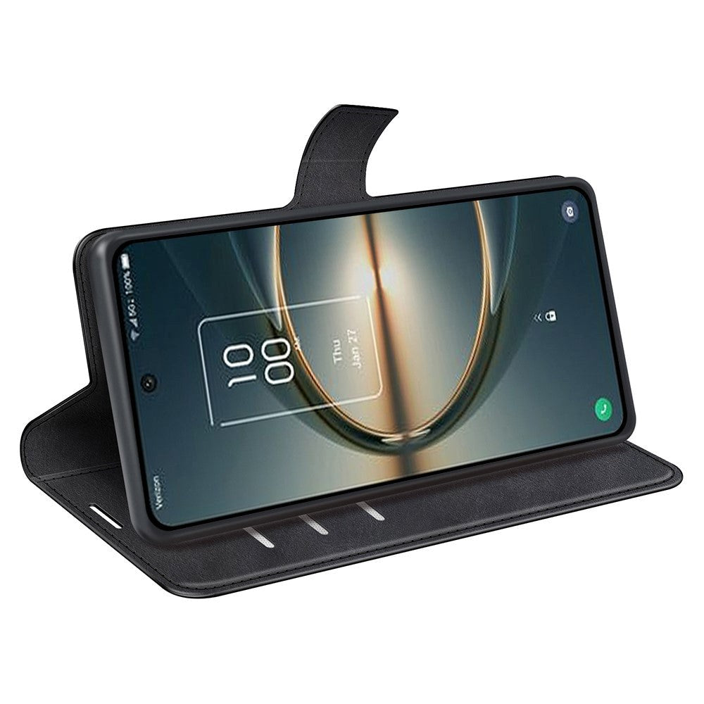 TCL 30 V (5G) Flip Cover m. Pung & Standerfunktion - Sort