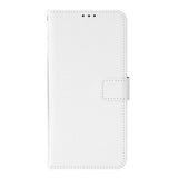 TCL 30 (4G/5G) / 30+ Læder Flip Cover m. Diamant Tekstur - Hvid