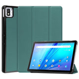 TCL Tab 10S Tri-Fold Læder Flip Cover - Grøn