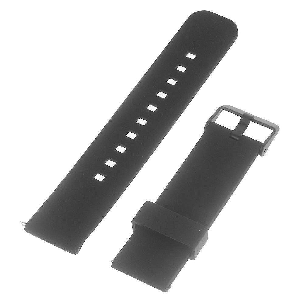 Universal Silicone Watchband (22mm) - Sort