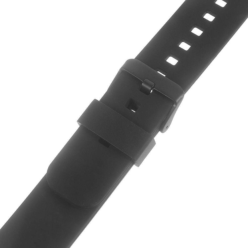 Universal Silicone Watchband (22mm) - Sort