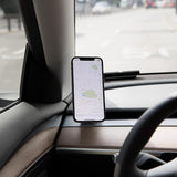 Spigen OneTap Mobilholder til Tesla Model 3 (2020-22) / Model Y (2020-22) - MagSafe Kompatibel - Grå / Sort