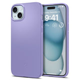 iPhone 15 Spigen Thin Fit Case - Iris Purple