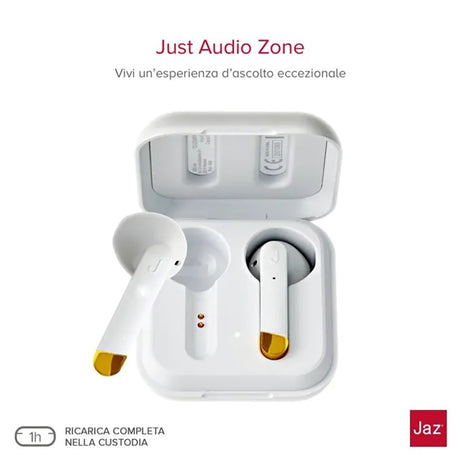 Jaz Hoox True Wireless Bluetooth In-Ear Høretelefoner - Hvid