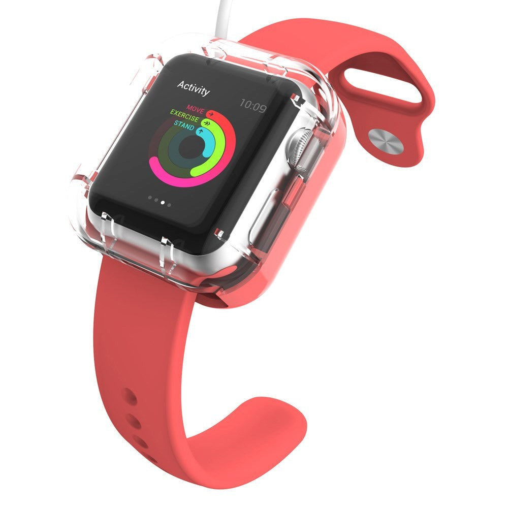 Apple Watch (38mm) / (42mm) Opladnings Cover Case Rød