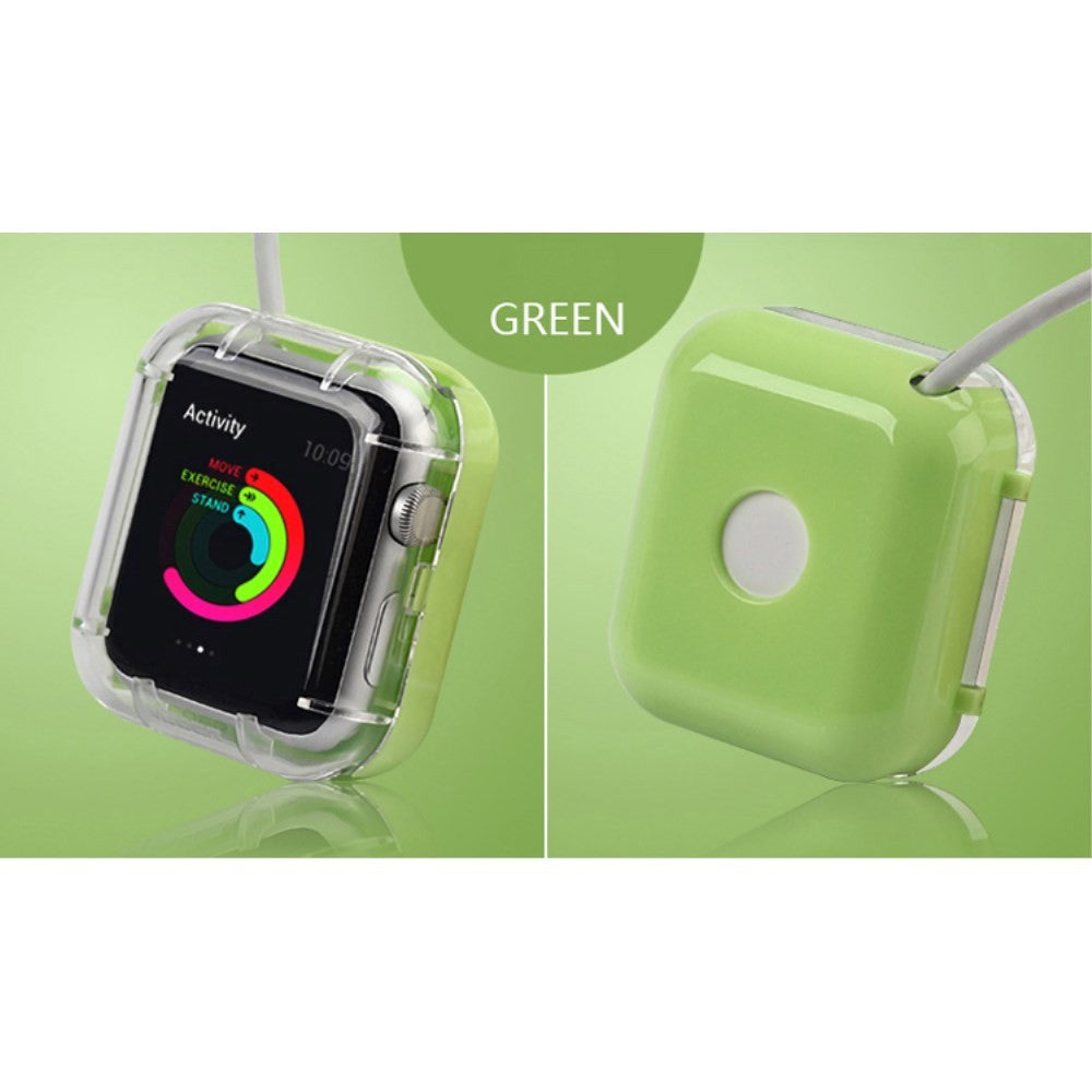 Apple Watch (38mm) / (42mm) Opladnings Cover Case Grøn