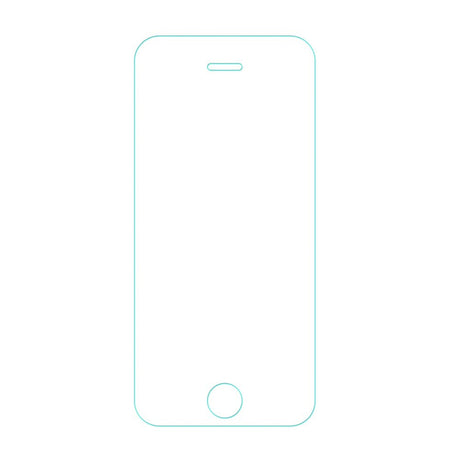 iPhone SE / 5 / 5S Hærdet Skærmbeskyttelse Glas - Case Friendly - Gennemsigtig