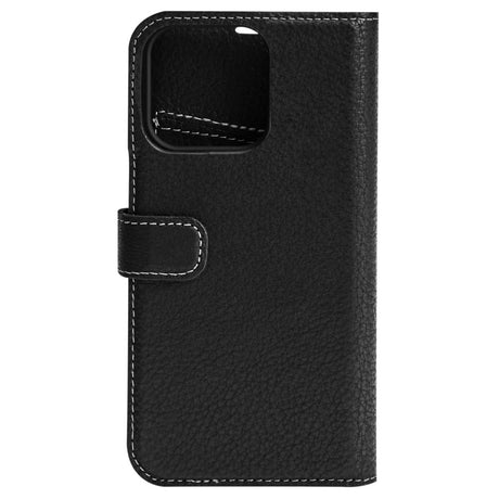 iPhone 13 Pro Max Essentials 2-i-1 Læder Flip Cover m. Aftagelig Funktion - Sort