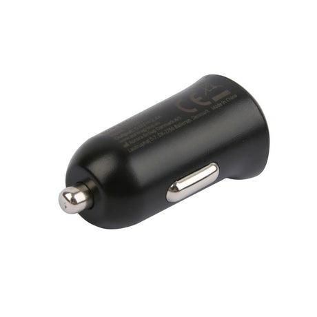 Essentials 12W Biloplader m. Lightning Kabel - 1m - Sort