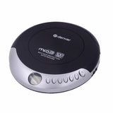 Denver DMP-391 Bærbar CD / MP3 Afspiller m. Genoptagelsesfunktion & Høretelefoner - Sort