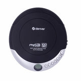 Denver DMP-391 Bærbar CD / MP3 Afspiller m. Genoptagelsesfunktion & Høretelefoner - Sort