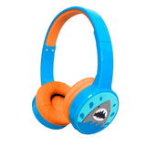 Denver Trådløse On-Ear Headset til Børn m.  Lydbegrænsning - Blå / Orange