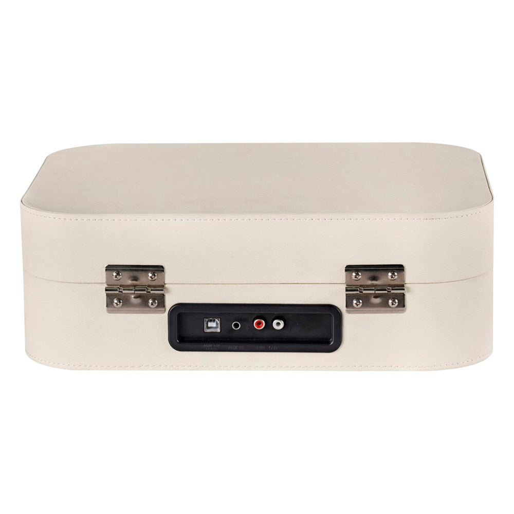 Denver VPL-130 Pladespiller - 2 x 10W Indbyggede Højtalere - Optagelsessoftware - Beige