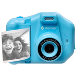 Denver KPC-1370 Digitalt Børnekamera m. Termisk Printer - MicroSD-Kort & Printerpapir Medfølger - Blå