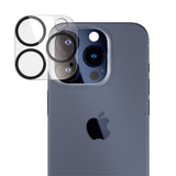 iPhone 15 Pro / 15 Pro Max PanzerGlass PicturePerfect - Beskyttelse til Kamera - Platinum Strength - Gennemsigtig / Sort