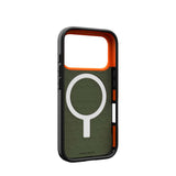 UAG iPhone 17 Pro Civilian Case - MagSafe Kompatibel - Grøn / Orange