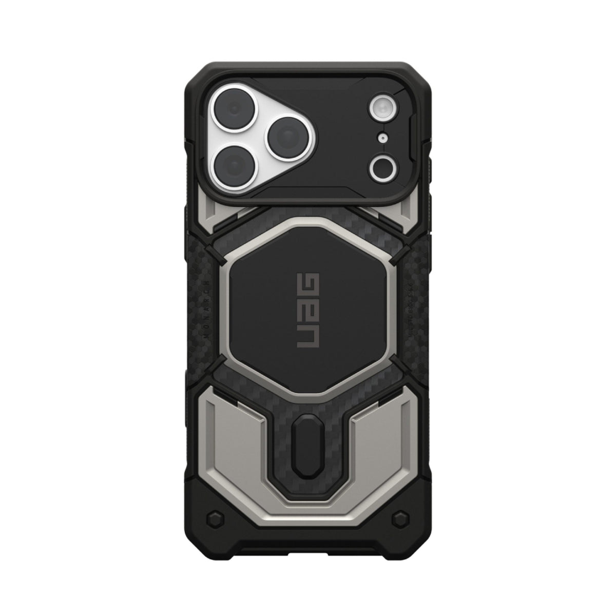 UAG iPhone 18 Pro Max / 17 Pro Max Monarch Pro Mobil Cover - MagSafe Kompatibel - Titanium
