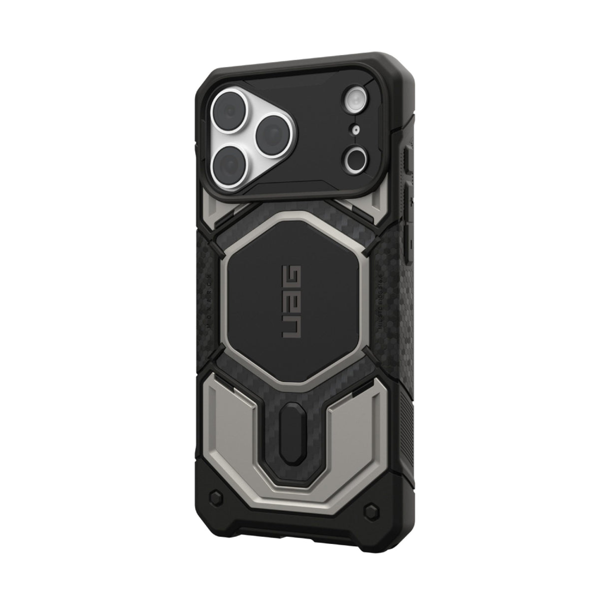UAG iPhone 18 Pro Max / 17 Pro Max Monarch Pro Mobil Cover - MagSafe Kompatibel - Titanium