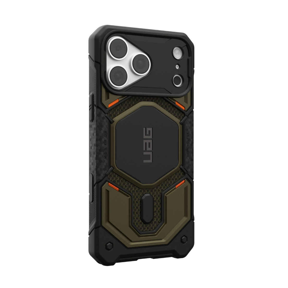 UAG iPhone 18 Pro Max / 17 Pro Max Monarch Pro Mobil Cover - MagSafe Kompatibel - Kevlar Element Green