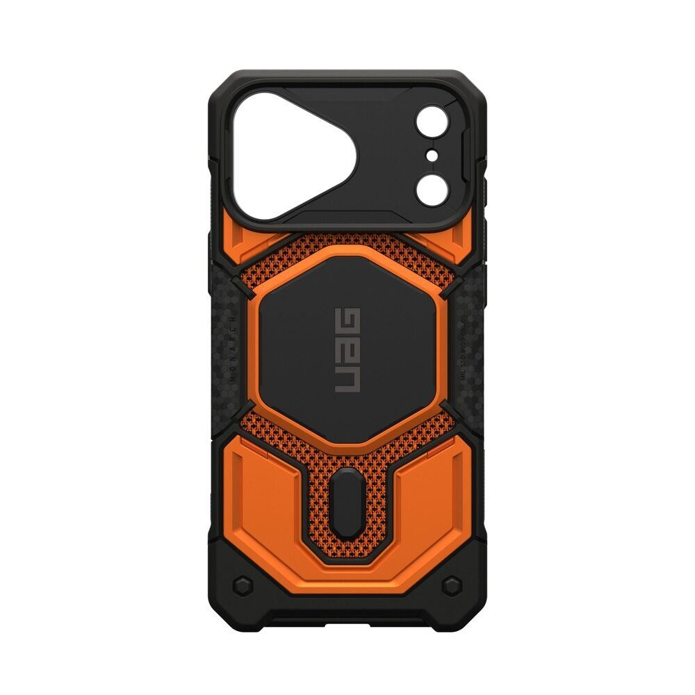 UAG iPhone 18 Pro Max / 17 Pro Max Monarch Pro Mobil Cover - MagSafe Kompatibel - Kevlar Burnt Orange