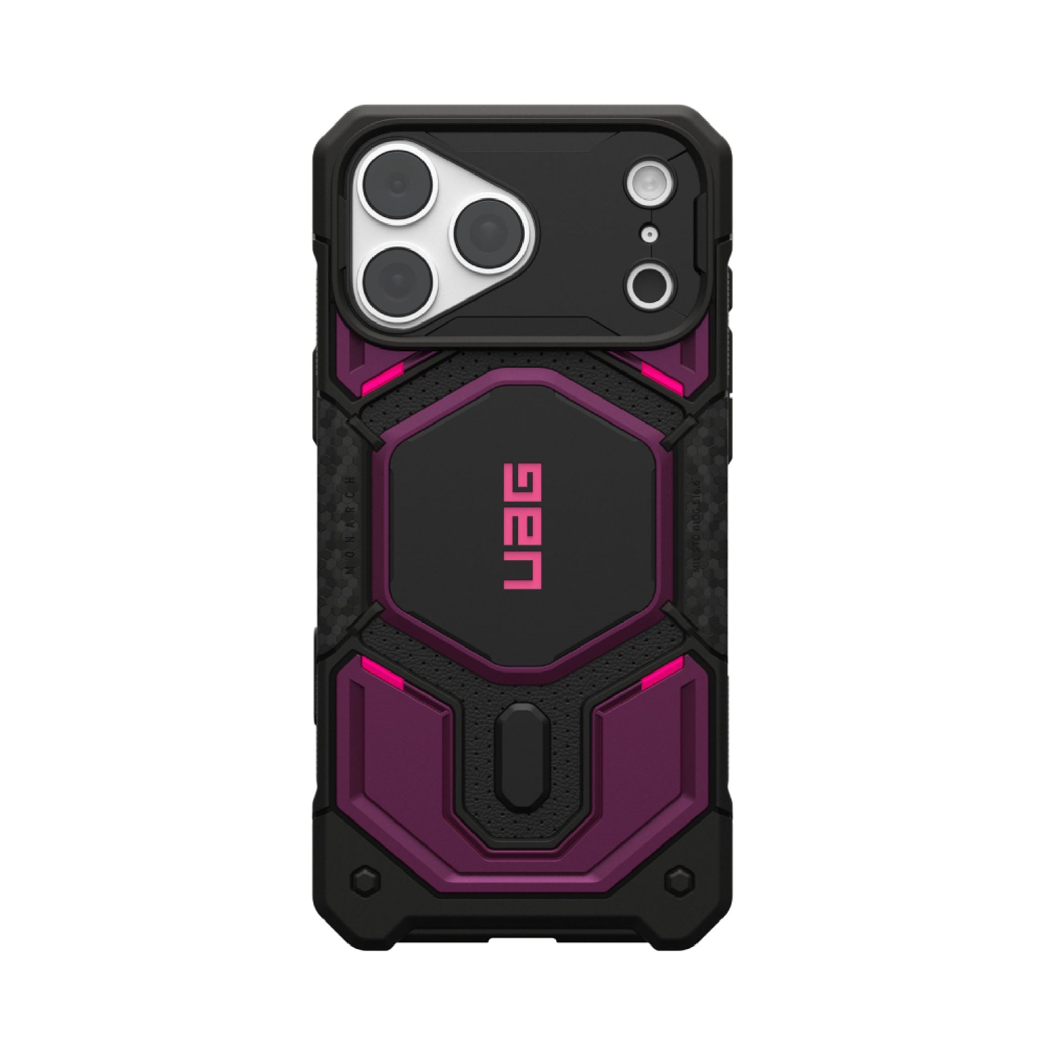 UAG iPhone 18 Pro Max / 17 Pro Max Monarch Pro Mobil Cover - MagSafe Kompatibel - Deep Purple Synth