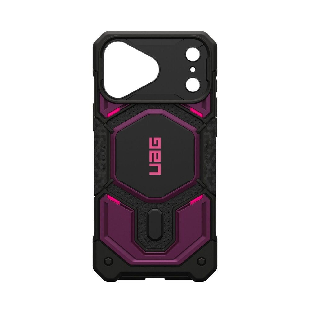 UAG iPhone 18 Pro Max / 17 Pro Max Monarch Pro Mobil Cover - MagSafe Kompatibel - Deep Purple Synth
