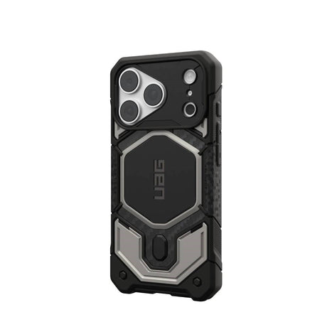 UAG iPhone 18 Pro / 17 Pro Monarch Pro Mobil Cover - MagSafe Kompatibel - Titanium