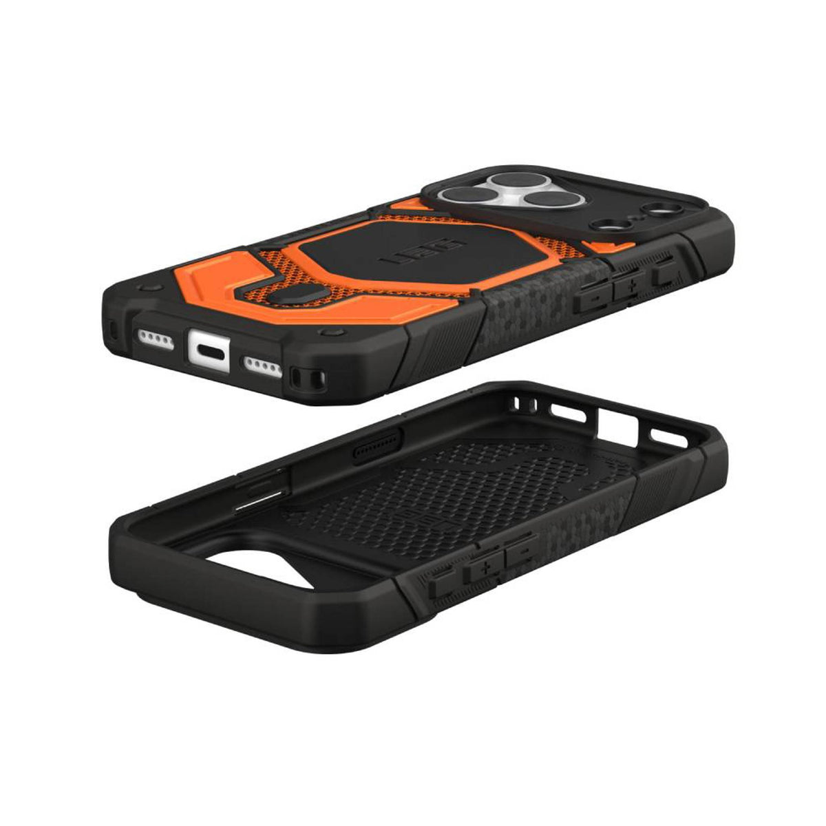 UAG iPhone 18 Pro Max / 17 Pro Max Monarch Pro Mobil Cover - MagSafe Kompatibel - Kevlar Burnt Orange