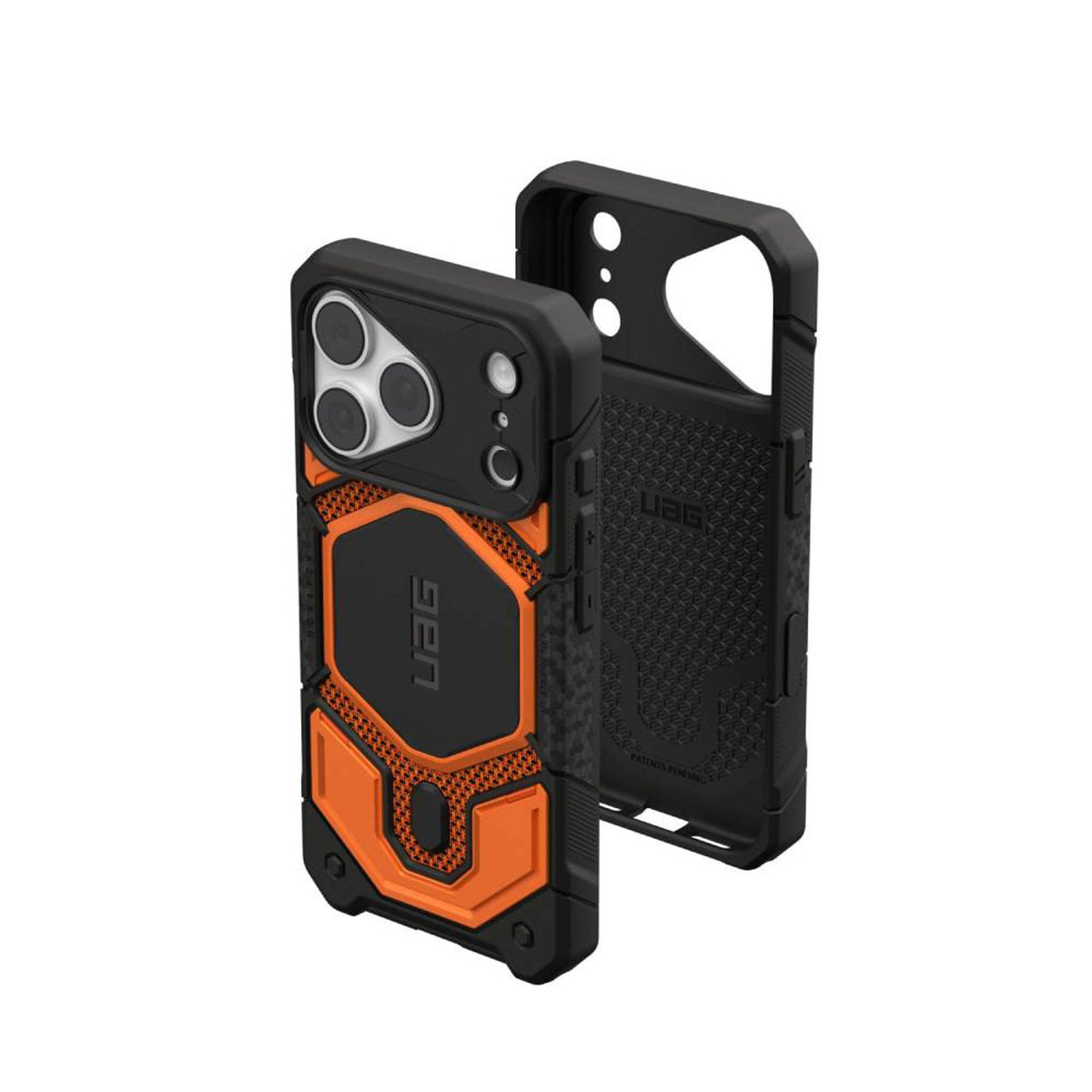 UAG iPhone 18 Pro Max / 17 Pro Max Monarch Pro Mobil Cover - MagSafe Kompatibel - Kevlar Burnt Orange