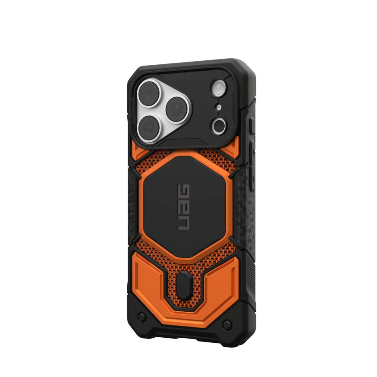 UAG iPhone 18 Pro Max / 17 Pro Max Monarch Pro Mobil Cover - MagSafe Kompatibel - Kevlar Burnt Orange