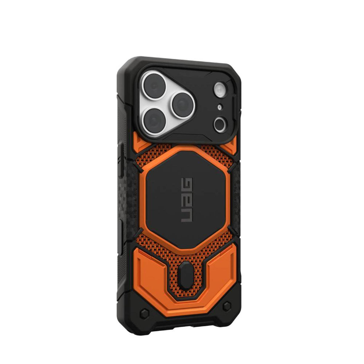 UAG iPhone 18 Pro Max / 17 Pro Max Monarch Pro Mobil Cover - MagSafe Kompatibel - Kevlar Burnt Orange