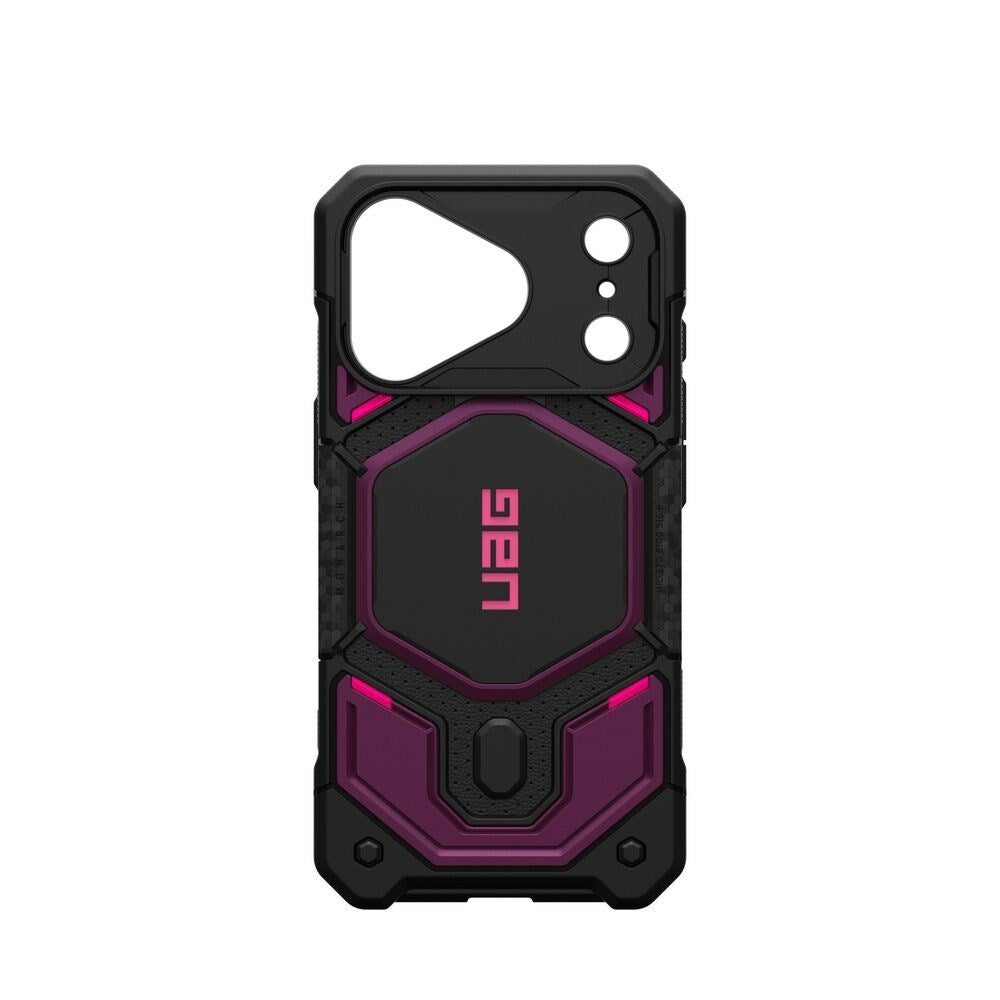 UAG iPhone 18 Pro / 17 Pro Monarch Pro Mobil Cover - MagSafe Kompatibel - Deep Purple Synth