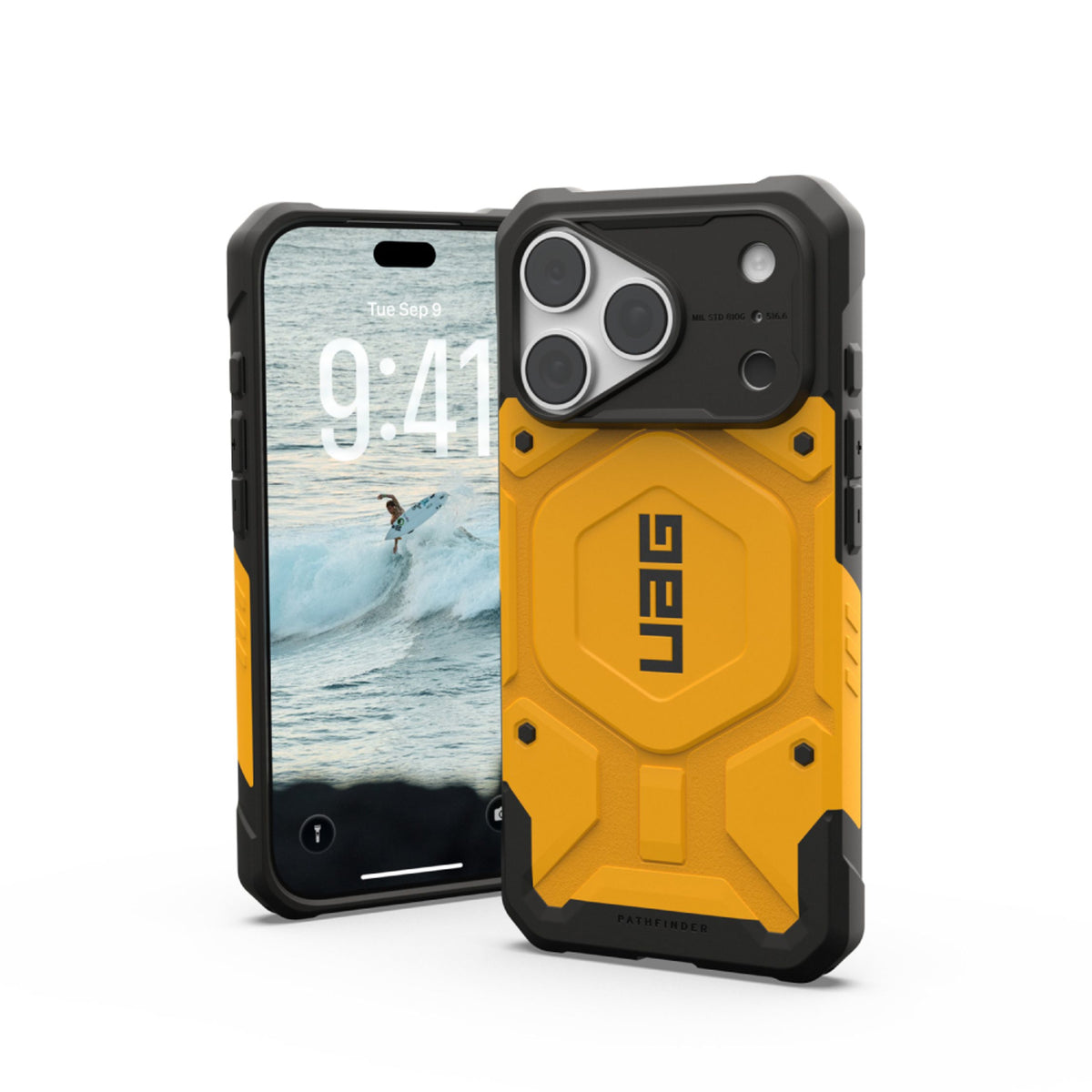 UAG iPhone 18 Pro / 17 Pro Pathfinder Håndværker Cover - MagSafe Kompatibel - Gul