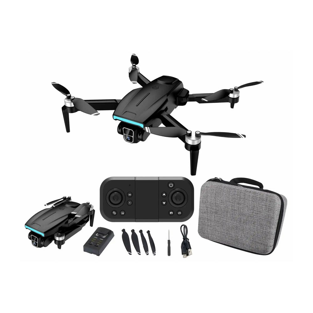 Foldbar Drone - Denver DCW-3520 - Front- & Bundkamera (720p / 480p) - Altitude Hold Funktion - Sort