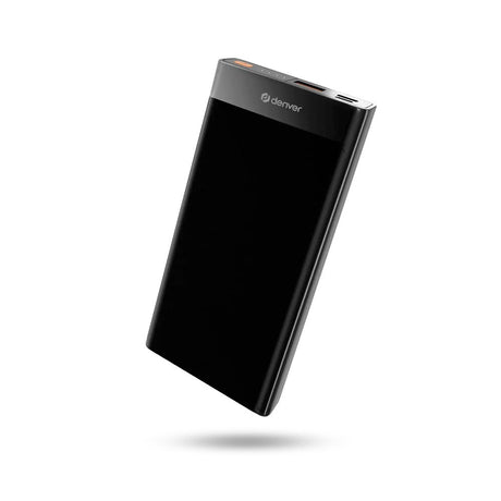 Denver 22.5W PowerBank - 10.000 mAh - Sort