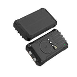 Denver Solcelle PowerBank m. Indbygget Kabel - 20.000 mAh - Sort