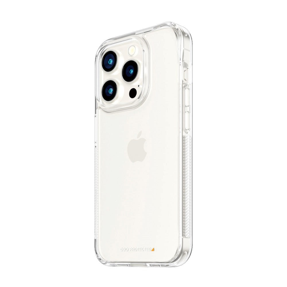 iPhone 15 Pro Bagside Cover PanzerGlass D3O Bio HardCase - Gennemsigtig