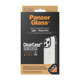 iPhone 15 Pro Bagside Cover PanzerGlass D3O Bio ClearCase - Sort Kant