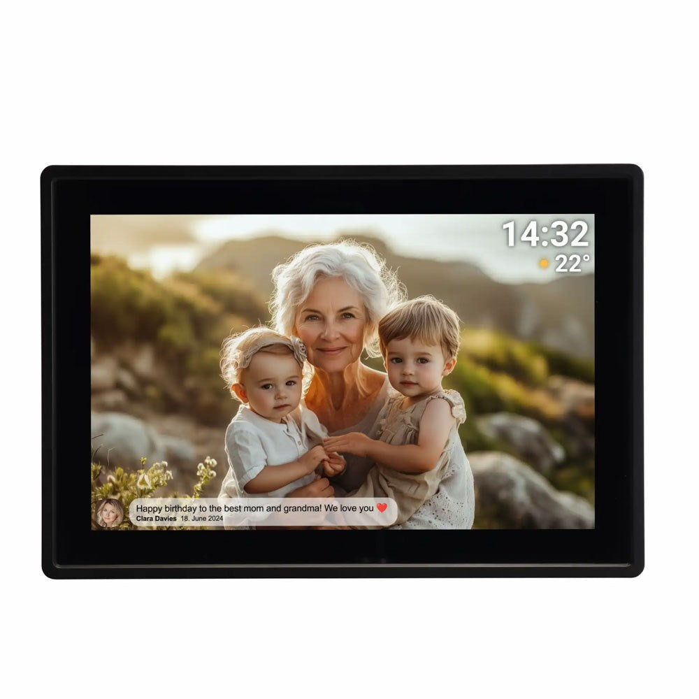 Denver PFF-1021 10.1" Digital Frameo WiFi Fotoramme - Sort