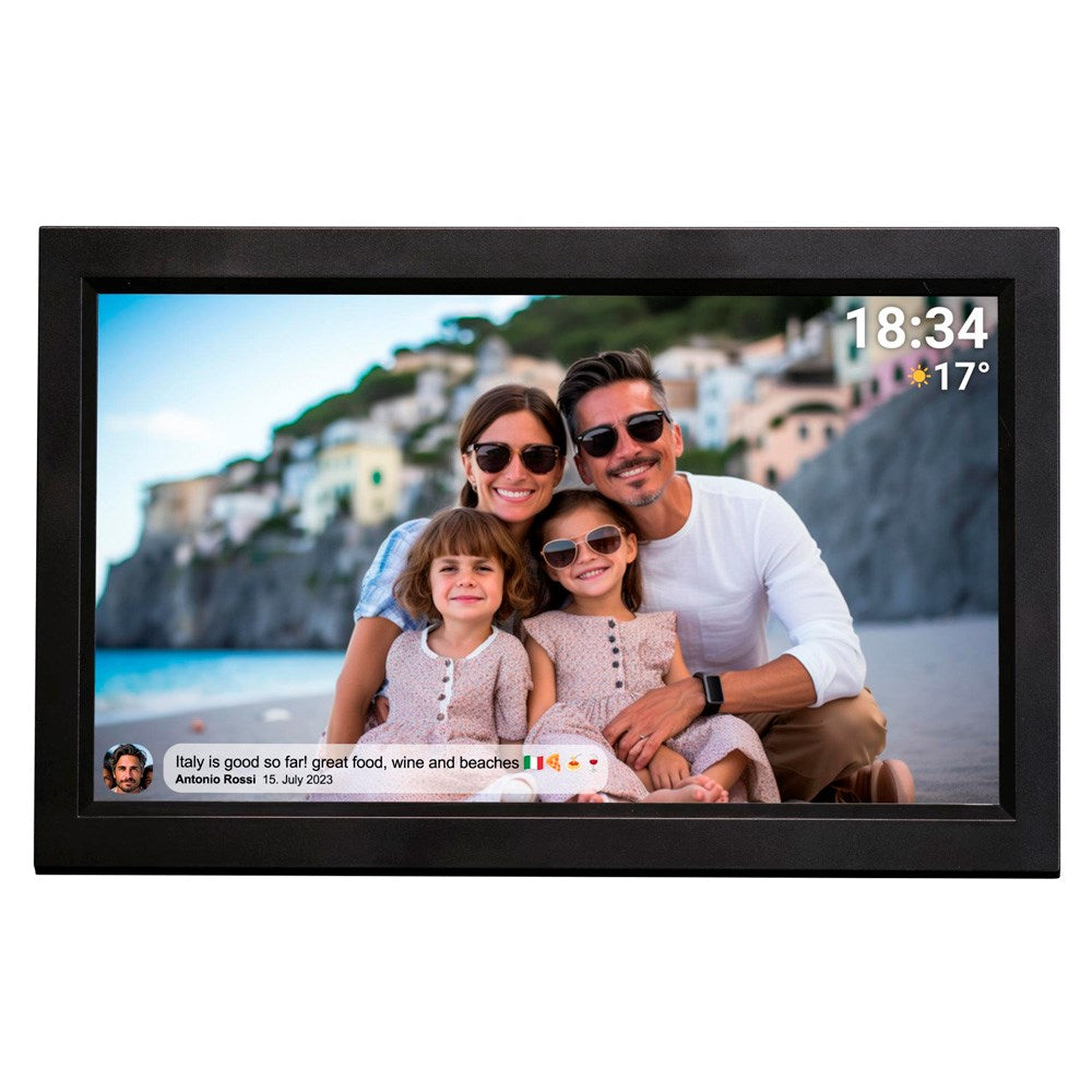 Denver Digital Fotoramme - Frameo Fotosoftware - 15.6" / 16GB - Sort