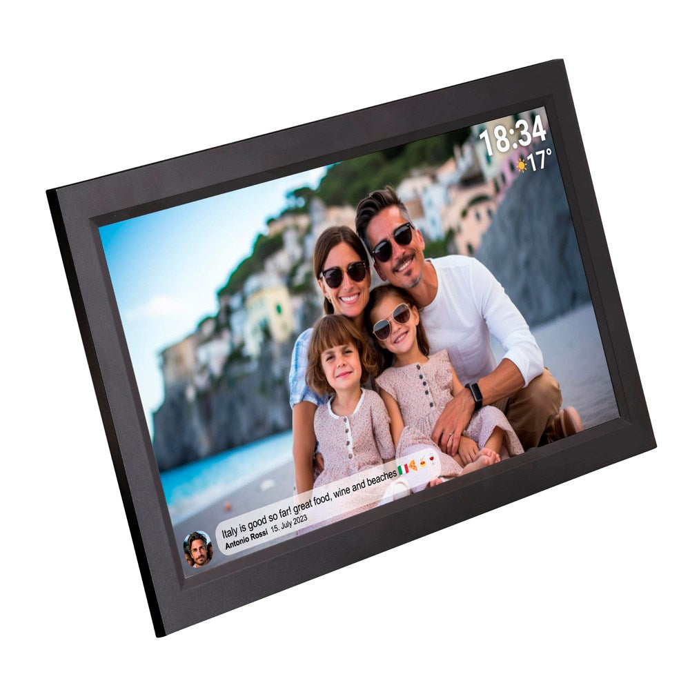Denver Digital Fotoramme - Frameo Fotosoftware - 15.6" / 16GB - Sort