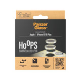 iPhone 15 / 15 Plus PanzerGlass Hoops - Beskyttelse til Kamera - Platinum Strength - Gennemsigtig / Gul