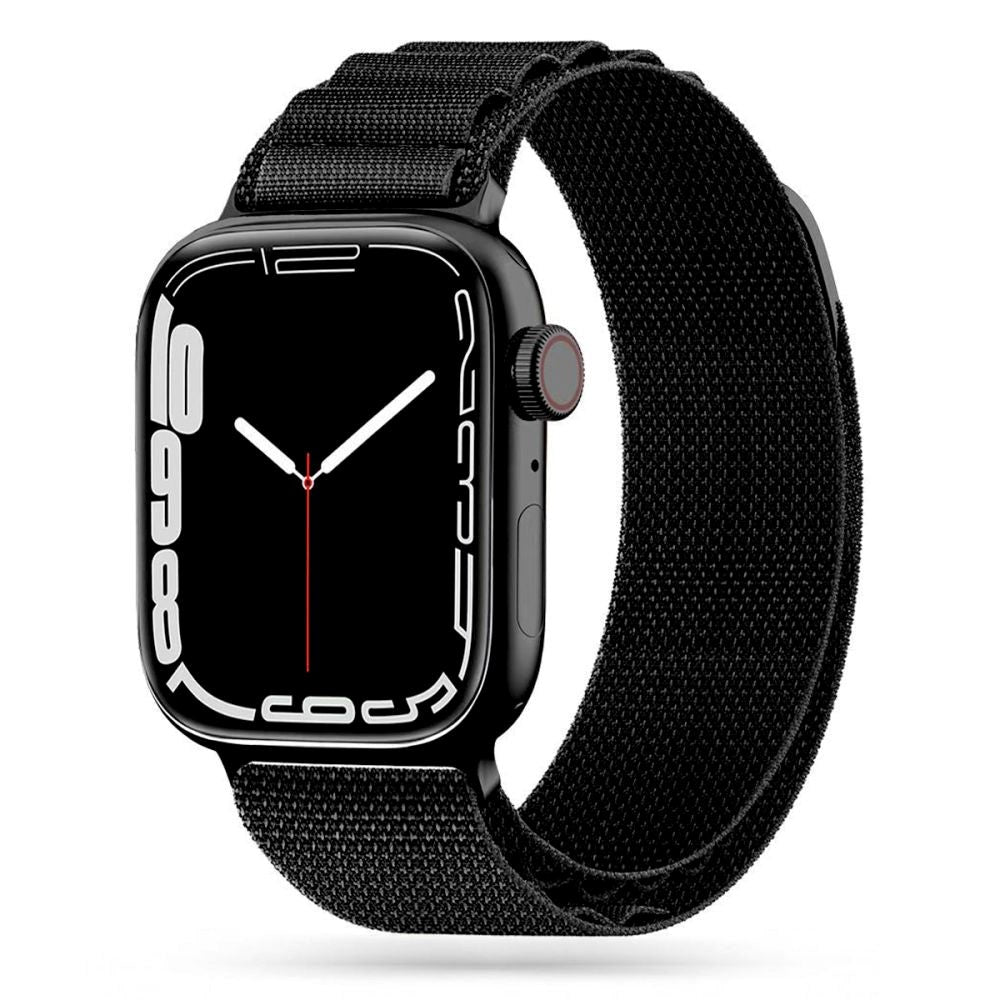 Apple Watch (42/44/SE/45/46/49mm) Tech-Protect Nylon Pro Rem - Sort