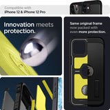 iPhone 12 / 12 Pro Spigen Tough Armor Cover - Sort