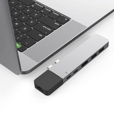 Hyperdrive Net USB-C Multi Adapter 6-in-2 - Sølv